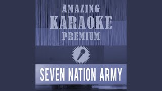 Seven Nation Army Karaoke Version With Background Vocals Originally Performed By Ben Loncle [upl. by Burkhardt]