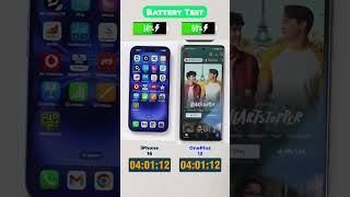 BATTERY KING🔋😱 iPhone 16 Vs OnePlus 12 Battery Test [upl. by Penn535]