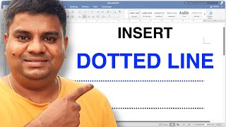 How To Set a Dotted Line In Word [upl. by Dell]