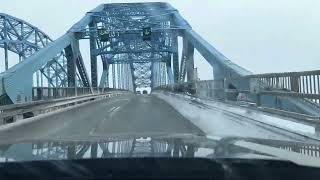 LewistonQueenston bridge I90S to 90 [upl. by Ehcsrop]