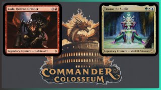 MTG EDH 1v1 Gameplay  Commander Colosseum Zada Hedron Grinder VS Tuvasa the Sunlit [upl. by Adnof463]