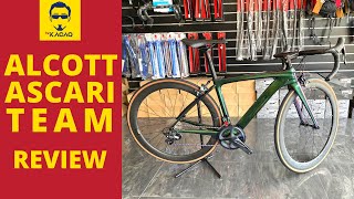 ALCOTT ASCARI TEAM SE Road Bike Malaysia  Carbon Ultegra Basikal Sepeda Budget RM6000 Review [upl. by Enelyar980]