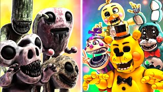 SFM FNaF Zoonomaly Monsters vs Hoaxes [upl. by Llenyl644]