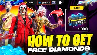 Free diamond 💎  how to get free diamonds 💎  free fire upcoming events [upl. by Airolg]