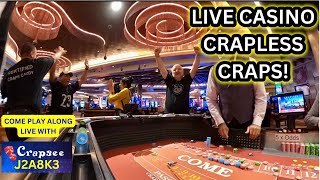 Live Crapless Craps inside the Sahara Las Vegas Casino [upl. by Thynne602]