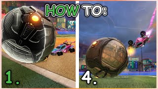 4 Ways To FREESTYLE CREATIVELY In ROCKET LEAGUE [upl. by Avitzur]