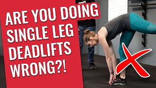 5 Common Single Leg Deadlift Mistakes And How to Fix Them [upl. by Krutz460]