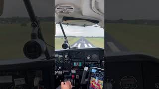 Mooney M20J landing [upl. by Rengia]