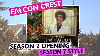 Falcon Crest Season 2 Opening Season 7 style [upl. by Attalanta]