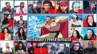 Whitebeards Power Revealed Reaction Mashup  One Piece Episode 461 [upl. by Sema]