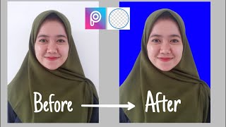 Cara Mengganti Background Foto di Hp Android  PicsArt Editing Tutorial [upl. by Leandra987]