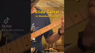 Slide Guitar in Standard Tuning quotWhat Is and What Should Never Bequot Led Zeppelin [upl. by Schargel]