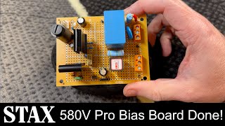 STAX Earspeaker  Pro Bias Board Finished [upl. by Laundes]