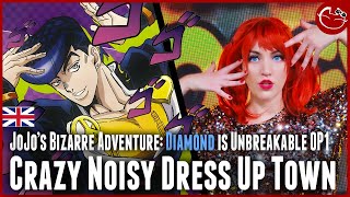 Crazy Noisy Dress Up Town【Jojos Bizarre Adventure Part 4 OP 1】ft Mutaアニソンサックス演奏 ENGLISH COVER [upl. by Dyan]