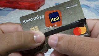 Itaucard 20 cartão internacional bandeira mastercard [upl. by Aihtyc125]