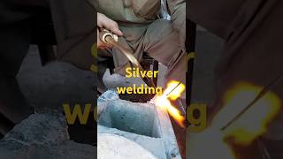 Silver welding shortsyoutubeshorts welding arham automobile [upl. by Reerg830]