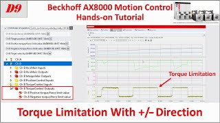 MB29 AX8000 Servo910 Beckhoff Servo Torque Limitation Control  Direction [upl. by Einnaoj]