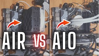 Air vs AIO Cooling for the 7800X3D Which is Better [upl. by Akili]