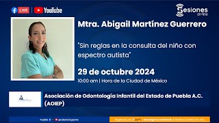 Sesión OnLine quotSin reglas en la consulta del niño con espectro autistaquot [upl. by Uokes]