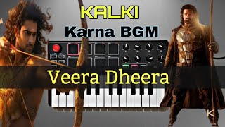 Kalki Karna Theme  Piano Cover By Kalyan Allu  prabhas  Santosh Narayan  Nag Ashwin [upl. by Danice]