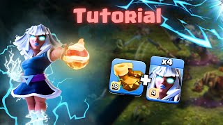 USE THE ETITANS LIKE A PRO How to do the Fireball Etitan attack  TH16 Best attacks [upl. by Karry]