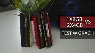 Pamięć RAM 1x8GB czy 2x4GB do taniego komputera [upl. by Ynaffik236]