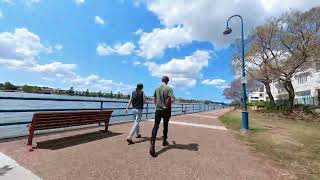 Newstead to New Farm via the riverfront [upl. by Atikkin]