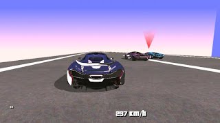 McLaren P1 Vs Ferrari 296 GTB Vs 765LT DRAG RACE 1 Mile [upl. by Eiramenna]