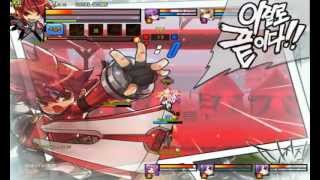 【ELSWORD】 Sheath Knight 3on3 【KR】 [upl. by Aggri]