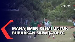 Tak Lolos Liga 1 Manajemen Sriwijaya FC Putuskan Bubarkan Tim [upl. by Airamzul317]