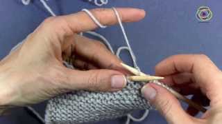 Tutorial zu den Grundtechniken des Strickens Fadenhaltung und Fadenspannung beim Stricken [upl. by Ama26]