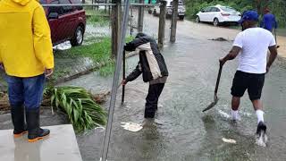 TS Nadine Leads to Localised Flooding in Northern Belize [upl. by Tremaine]