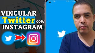 Como Vincular Twitter no Instagram [upl. by Yerak]