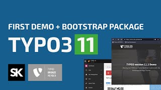 TYPO3 111 first demo with the Bootstrap Package [upl. by Dnaltruoc]