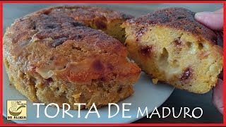 TORTA DE PLÁTANO MADURO CON QUESO Y BOCADILLO  RECETAS COLOMBIANAS [upl. by Ettevy]