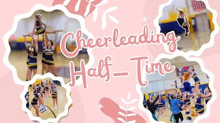 Cheerleading Half Time Fun at a BMS Basketball Game [upl. by Anirdua]