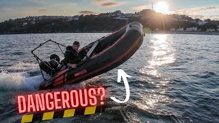 Pocket Rocket Tiny Inflatable Boat • Air Floor vs Ally Floor  Which is Better Sea Test 🚀 [upl. by Adnirolc]