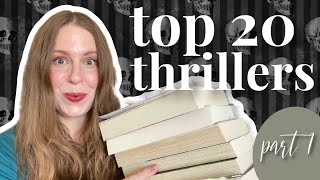 My Top 20 Thriller Books of All Time as of 2023 😱 Part 1 [upl. by Rolando762]