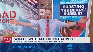 Jim Cramer is bursting market bubbles [upl. by Ecnarolf34]