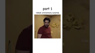 Nikkah anniversary surprise part 1 [upl. by Ihcehcu]