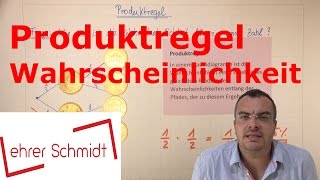 Produktregel  Wahrscheinlichkeitsrechnung  Mathematik  Lehrerschmidt [upl. by Skylar]