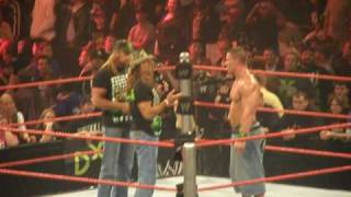 Cena joins DX Raw Live [upl. by Nicolas]