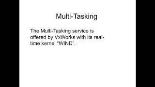 VxWORKS Multitasking amp Task switching [upl. by Llewkcor]