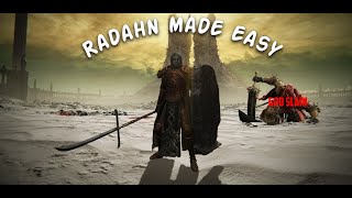 Consort Radahn made EASY 3 minute kill lvl 125  Elden Ring SoTE DLC [upl. by Blisse]