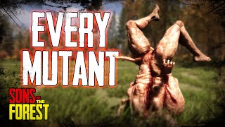 ALL MUTANTS from Sons Of The Forest  Showcase [upl. by Pavlov]