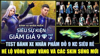 Hé Lộ Đồ Vòng Quay Vàng Và Nhiều Skin Súng Mới OB45  Test Bánh Xe Nhân Phẩm Đồ Siêu Rẻ  Free Fire [upl. by Thornie359]