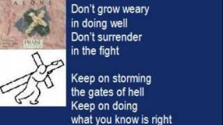 Dont grow weary by Hosanna Music Dont grow weary in doing well [upl. by Perot]