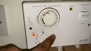 How to set up your boiler for Winter or Summer time Secure Economy 7 Quartz [upl. by Gae188]