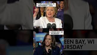 Is Kamala Harris starting to sound like Hillary Clinton shorts kamalaharris [upl. by Kenwrick299]