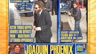 Joaquin Phoenix Bizzare Letterman Appearance [upl. by Ahgem827]